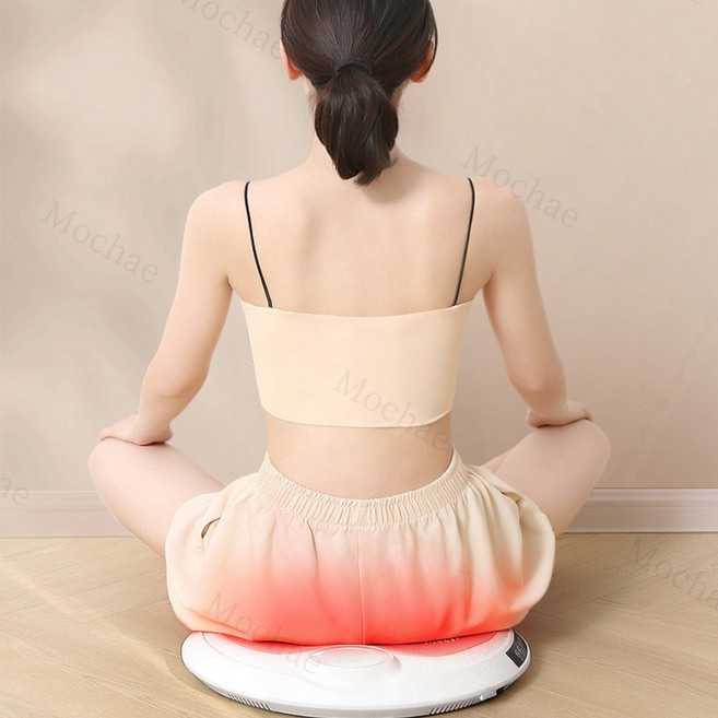 Mochae 건식 쑥좌훈기 원적외선 가정용좌욕기 9단 온도 조절 치질 좌훈기 근적외선 훈증기, 흰색