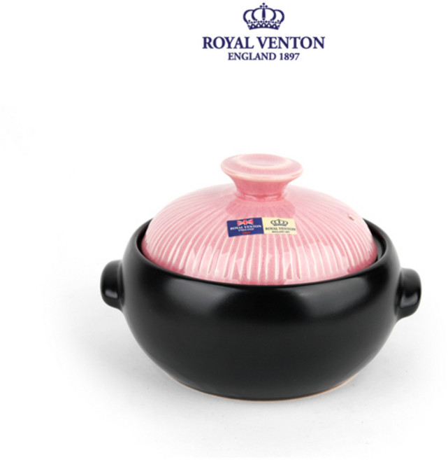 한정특가 로얄벤톤 헤스티아 뚝배기 중 슈가핑크 내열냄비 가스레인지용 2~3인용 뚝배기, 1개