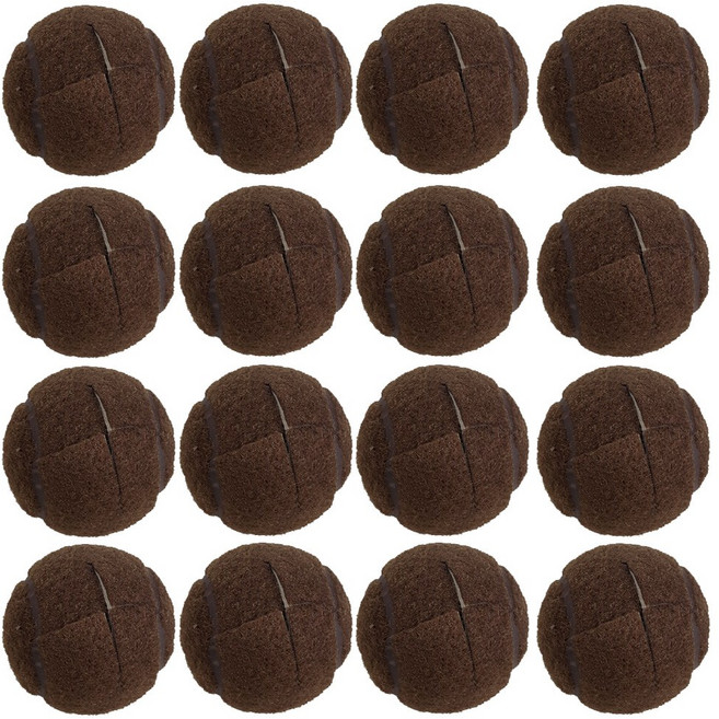 의자발커버 테니스공, 브라운고급, 16개