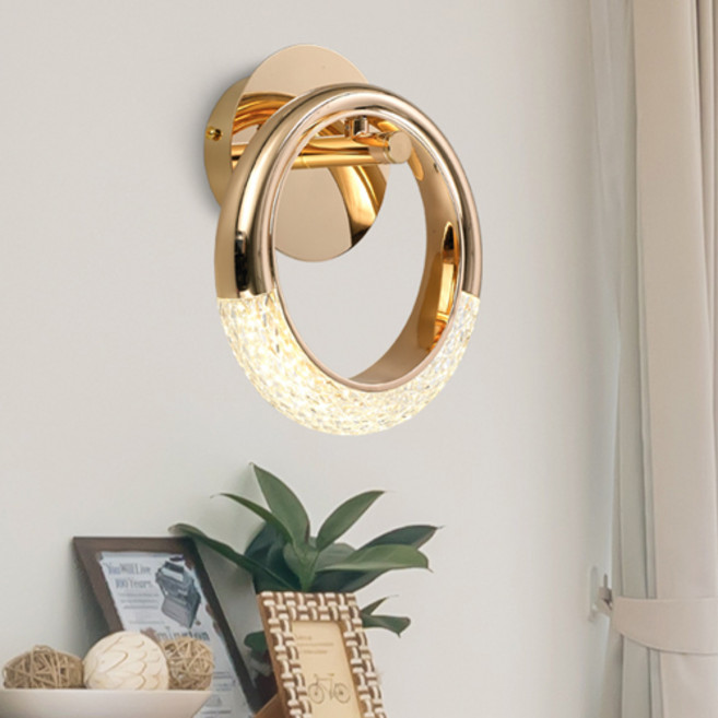 럭셔리 LED 벽등 인테리어벽조명, 골드