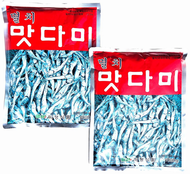 미정 멸치맛다시 멸치다시, 2개, 1kg