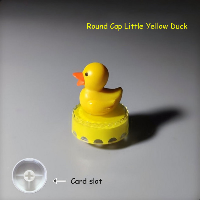 키보드 소리나는 키캡 오리소리 게이밍 귀여운 마우스 기계식 러버덕 부품 긍정 에너지 펭귄 캐릭터 수지 개성축 기계, 규격 없음, 원흥 1건, 규격 없음