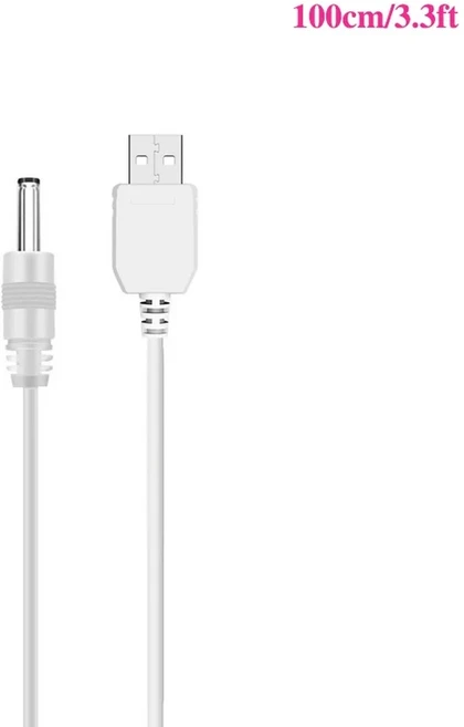 Foreo Luna 2 3 Mini Go 남성용 USB 충전기 코드 클렌징 케이블 페이셜 스파 마사지, 01 White