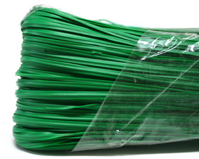 칼라 철심타이 100m . 원예용 철사 식물용 타이 고정끈 식물끈 빵 봉지 끈, 1개