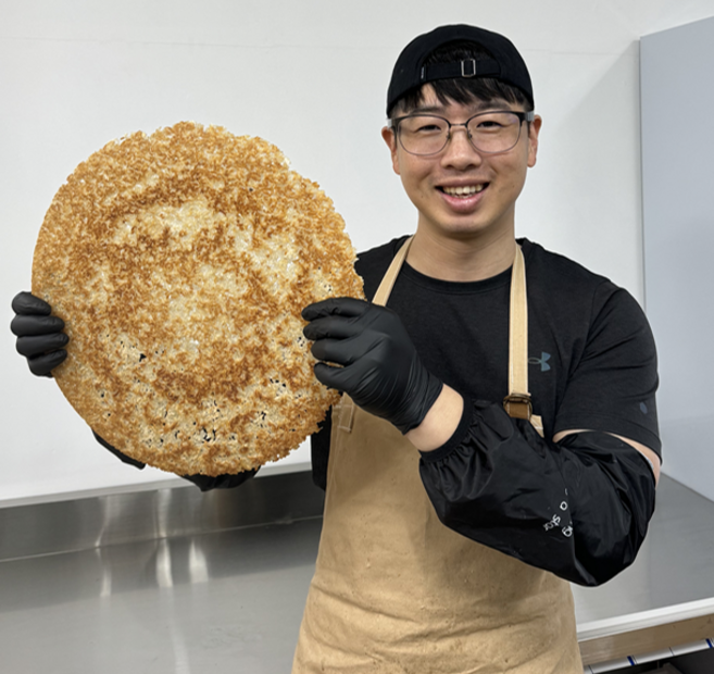 국내산 쌀 수제 누룽지 1.8kg 가정용 대용량 원형 전통 누룽지, 3개, 600g