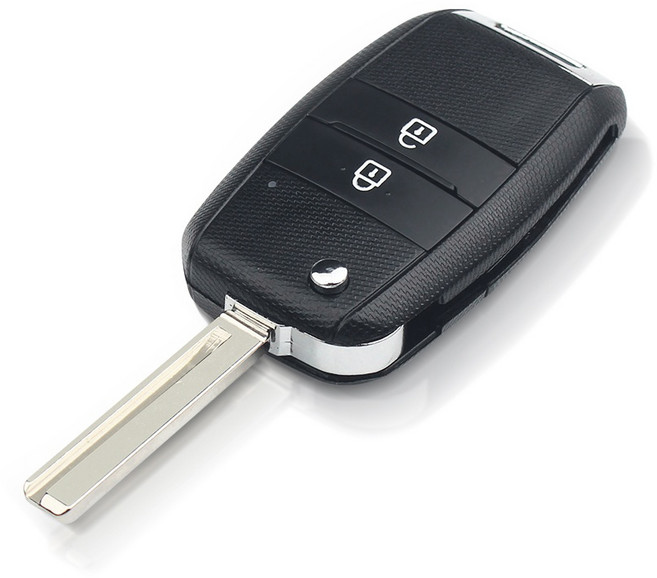 (K-2)기아 호환용 올뉴 모닝 접이식 폴딩키 키케이스 차키 보조키 직각편측날 k-2 (안에 기판 없습니다) 케이스 갈이용, 1개, 1. (K-2) 2버튼 폴딩키(직각편측날)