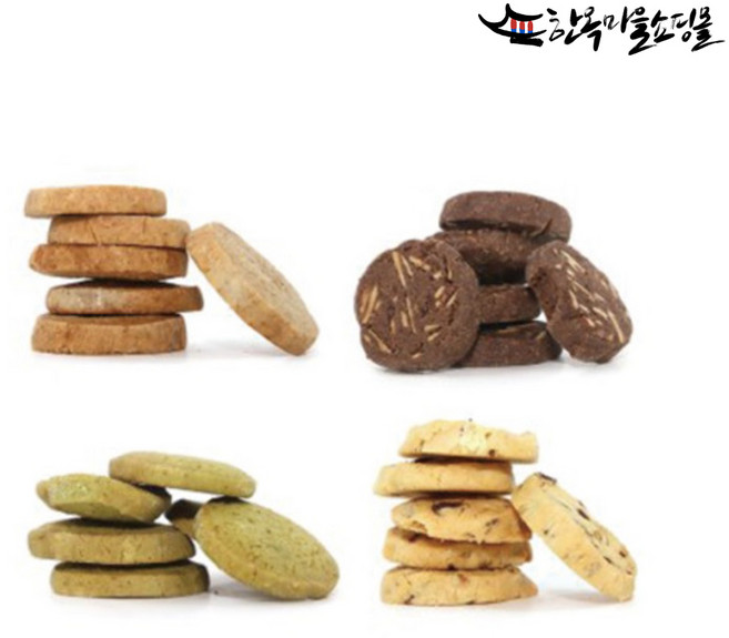 우리 통밀 수제 쿠키 4종 천년누리전주빵 전주명물 우리밀 식사대용 어린이간식, 통밀샤브레, 1개