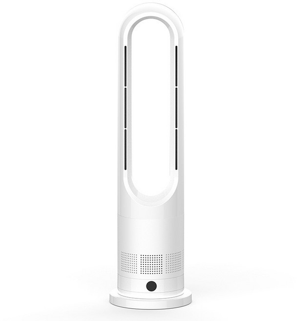 날개없는 냉온풍기 무소음 스탠드형 캠핑용 터워형 에어컨 선풍기, 화이트, AM-030JR