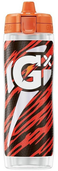 Gatorade Gx NFL 미끄럼 방지 스퀴즈 병 Gx 하이드레이션 시스템 및 Gx 스포츠 음료 농축액 포드 153696, 30온스, Cleveland Browns