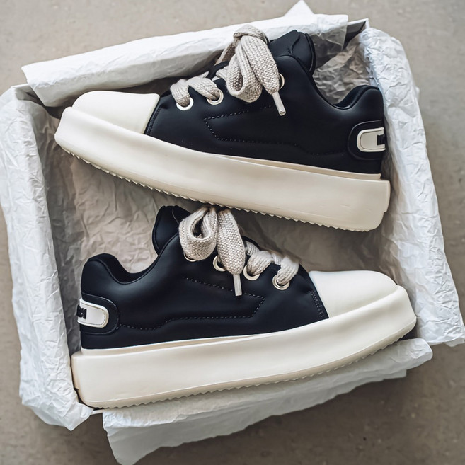 LOKEXING 운동화 인조가죽 러닝화 남자 런닝화 키높이 스니커즈 신발 워킹화