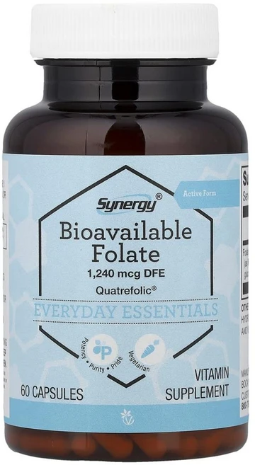 비타코스트 바이오어베일러블 폴레이트(엽산) 1 240mcg DFE Vitacost Bioavailable Folate 1 240 mcg DFE 60정, 1개 - 쿠팡