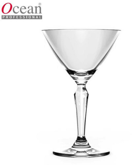 오션 커넥션 칵테일잔 215ml 마티니잔 유리잔, 1개