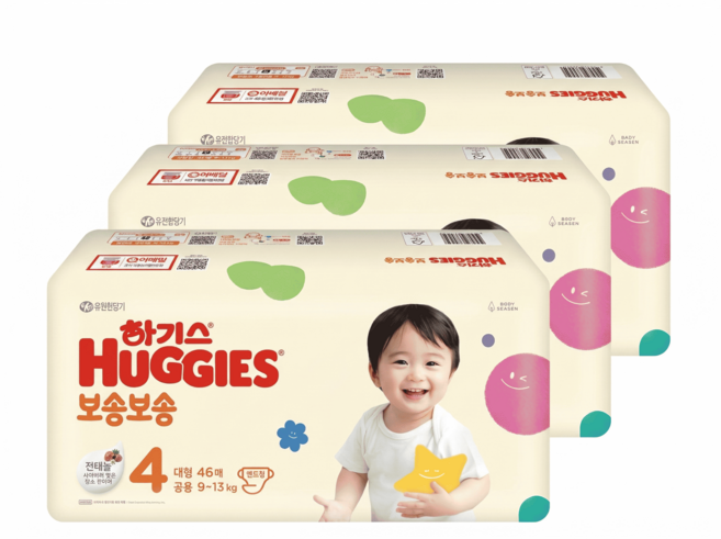 하기스 보송보송 밴드 4단계 공용, 138매