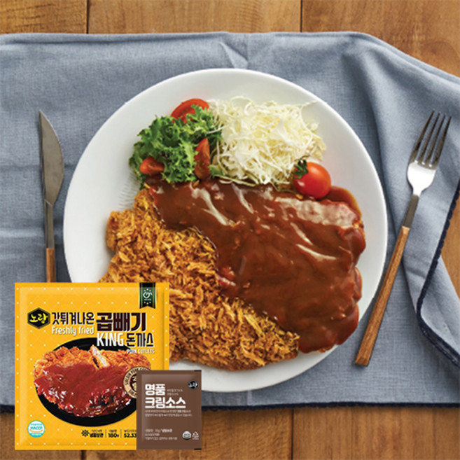 노랑갓튀겨나온 곱빼기돈까스, 730g, 5세트