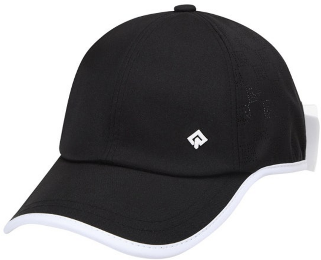 레노마골프(NC유성점) 여성 여름 로고 패턴 메쉬 리본 육각캡 RWACO6805B, BLACK