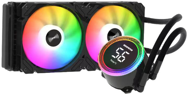 挖掘者 CPU水冷散熱器 炫彩燈效 高效靜音散熱, RGB, 1, EXCAVATOR 240