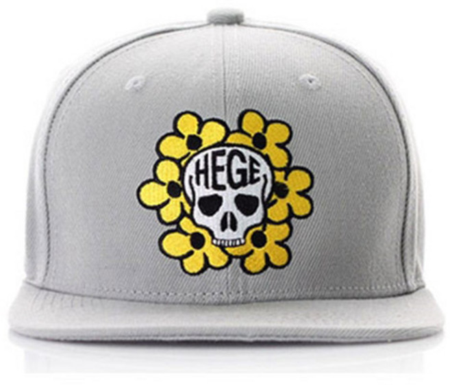 [트레펠로] 헤게 스컬러브 플라워 6패널 스냅백