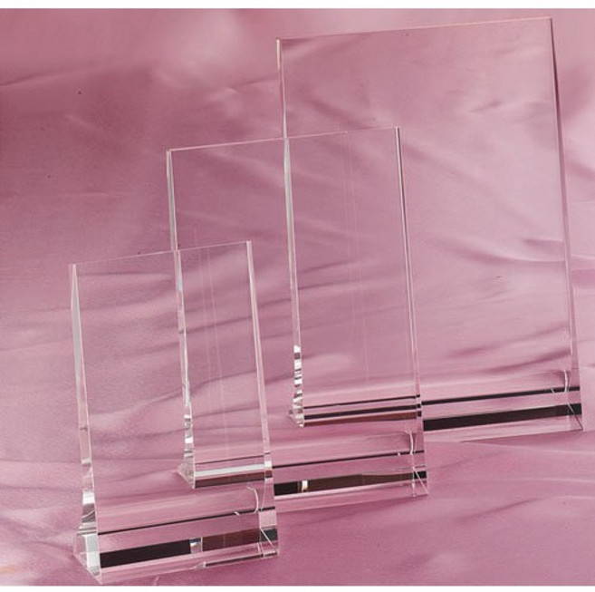 水晶獎牌 噴砂刻字 CD-245S, 1個, 76*40*127mm