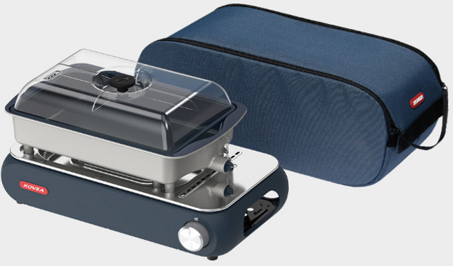 코베아 구이바다 세라믹 네이비 캠핑 가스 버너 2101n 휴대용 그릴, 상세 설명 참조, 1개