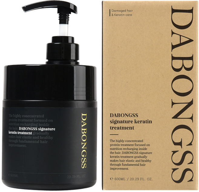 [REAL백화점입점][다봉쓰] 미용실 노워시 바르는 극손상 고함량 단백질 트리트먼트 헤어팩 (베이비 파우더향), 600ml, 1개