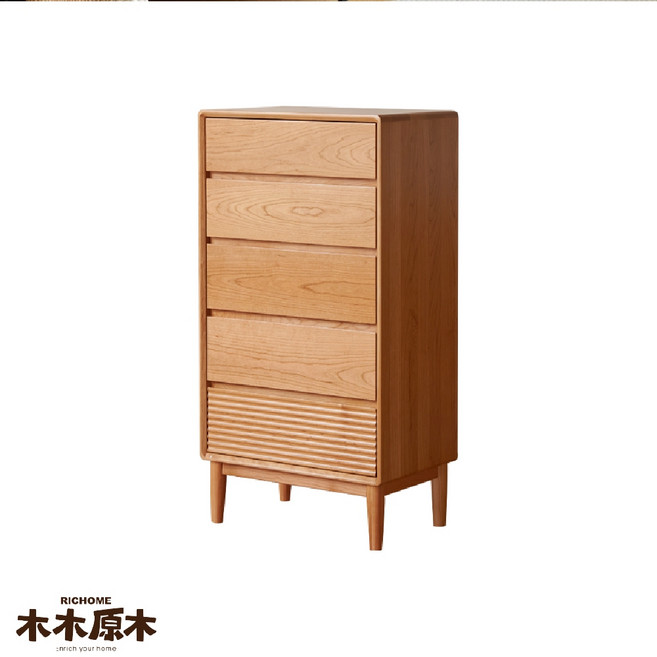 RICHOME 木木原木 櫻歌·寬五斗櫃, 五斗櫃