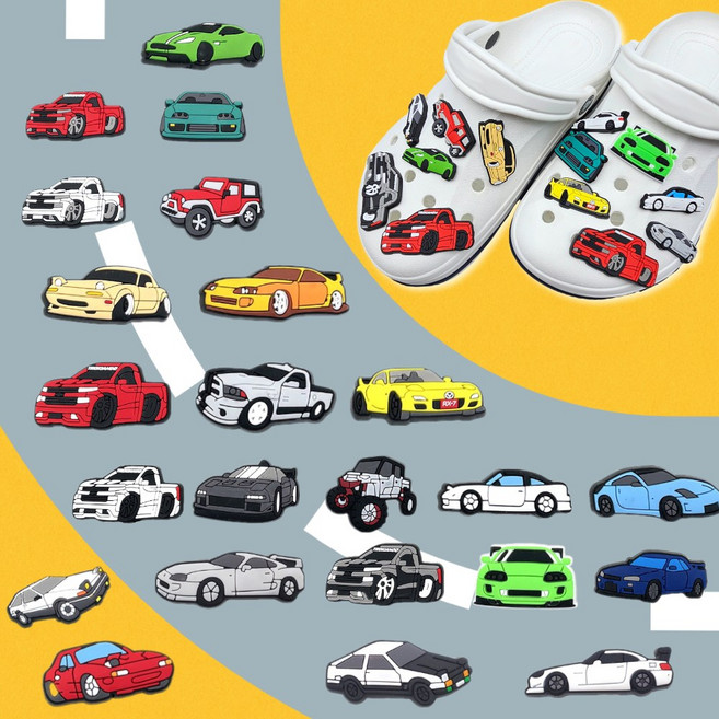 자동차 스포츠카 드림카 트럭 장식 파츠 악세사리 실내화 신발꾸미기 데코덴