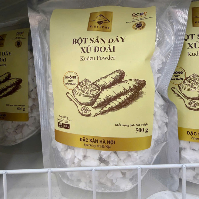 베트남 하노이 100% 카사바 가루 bot san day VN Kudzu Powder, 500g, 2개