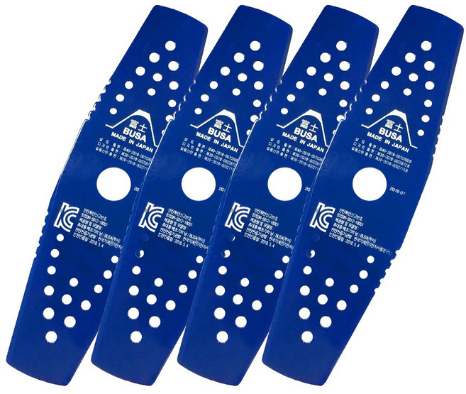 미나가와 부사 이도날 예초기날 300mm(가벼운 홀형) 일본생산품, 4개