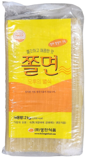 광진식품 쫄면사리 2kgx2개, 2개, 2kg