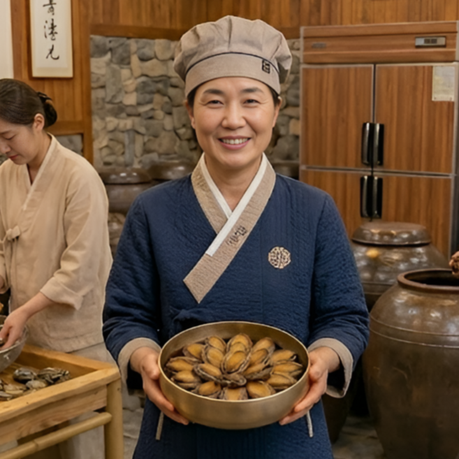 먹사부 수제 완도 전복장 가정용 간장 장조림 반찬, A. 순살전복장(300g) 1개