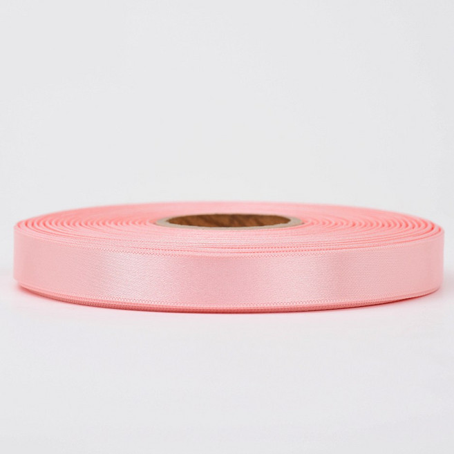 리본끈 공단리본 주자리본 크리스마스리본 15mm, 14.살핑크색