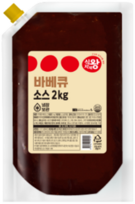 식자재왕 바베큐소스, 1개, 2kg