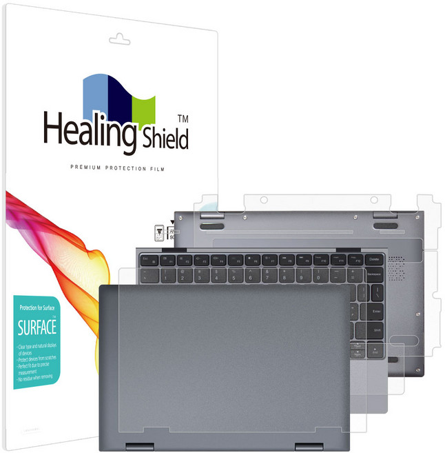 힐링쉴드 Chuwi 미니북 X N100 무광 외부보호필름 3종세트, 1개