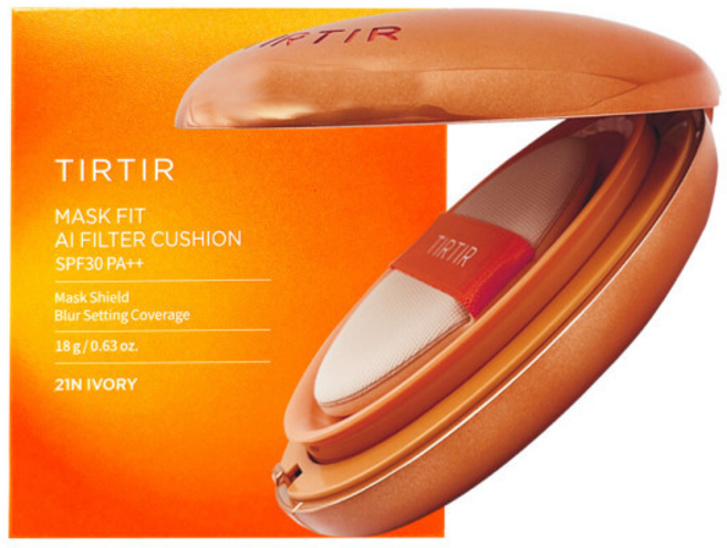 티르티르 마스크 핏 AI 필터 쿠션 18g21N 아이보리, 1개, 기타