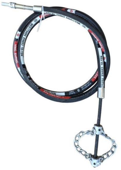 전기 드릴 하수구 청소 도구는 파이프라인을 통해 고압 파이프를 굽힐 수 있으며 기름 얼룩과 단단한 물체, 01 2 meters set