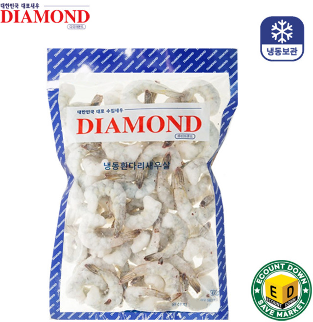 바다받아 프리미엄 생 칵테일새우, 26/30(대 52-60미) 900g, 1개