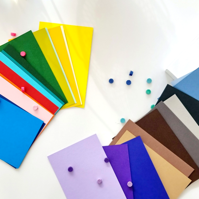 캘리그라피 종이 칼라플랜 캘리 컬러 무지엽서, 프리스틴 화이트