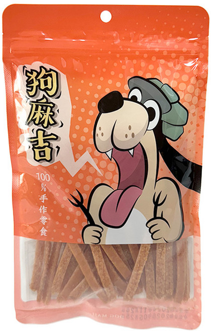狗麻吉 100%手作寵物零食, 100g, 1個, 蜜汁雞腿肉條