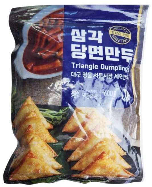 삼각당면만두 600G/성경순만두-5개, 600g