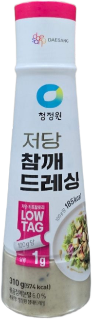 청정원 저당 참깨 드레싱, 310g, 1개