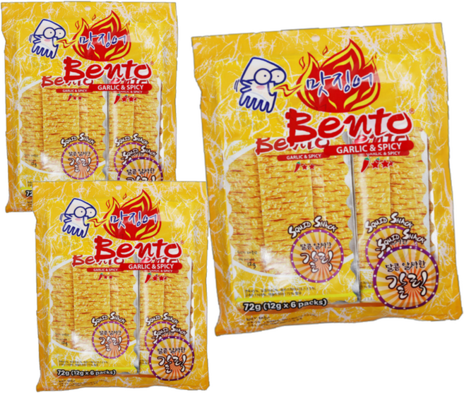 벤토 맛징어 갈릭앤스파이시, 3개