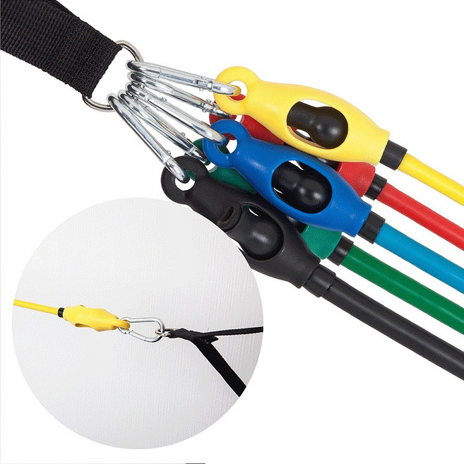 아이워너 튜빙밴드 5단계 세트 홈트 저항 탄력 라텍스 세라 고무 운동 밴드, 혼합, 1세트