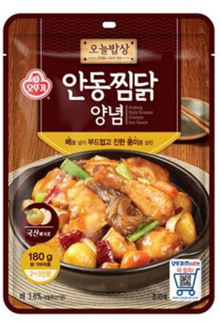 오뚜기 오늘밥상 안동찜닭 양념, 1개, 180g