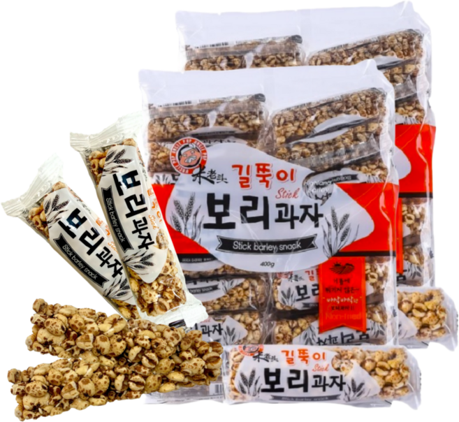 길쭉이 보리과자, 12.5g, 64개