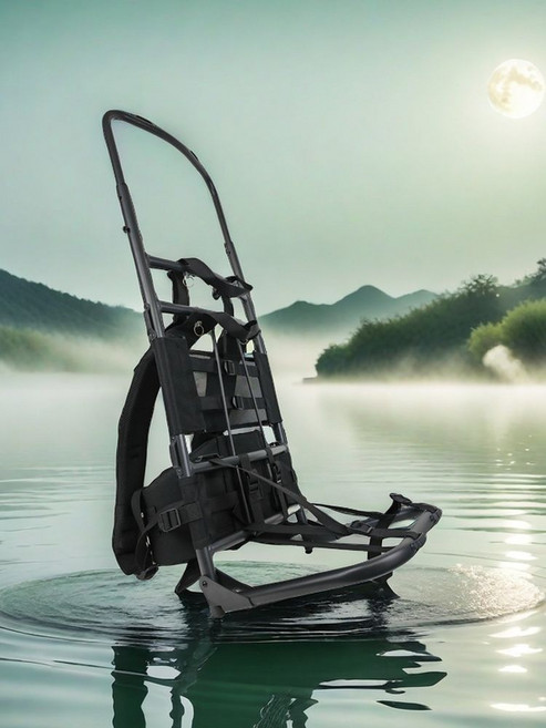 산악용 등반 지게 등산 다용도 운반기 백패킹 등짐 산악, 별도 스트랩 2개