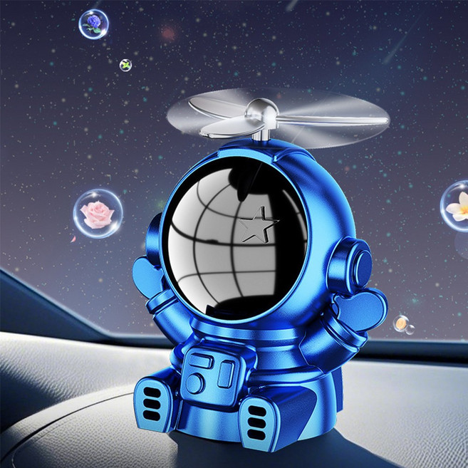 차량용 프리미엄 방향제 센트리스 태양열 우주비행사 우주인 새차선물 방향제 10ml, 1개, 블루  다우니프레쉬