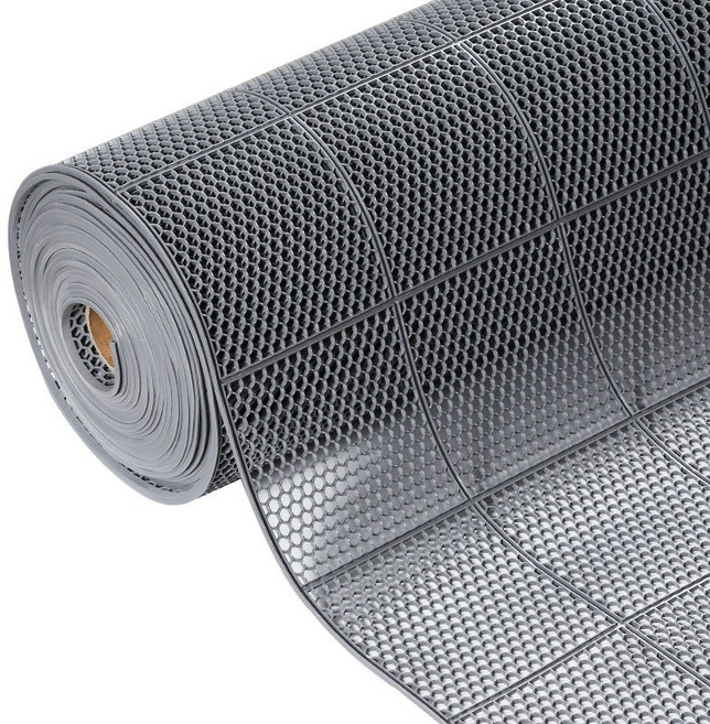데일리담 미끄럼방지 벌집 매트 아파트 입구 병원 화장실 학교 수영장, 그레이, 1개