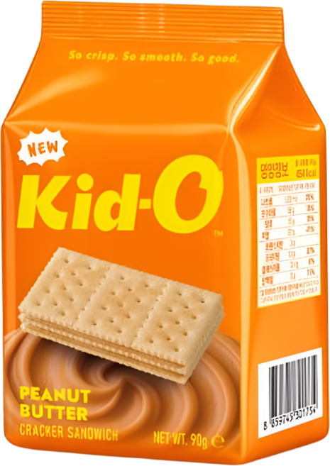 키도 땅콩버터향 크래커 피넛버터크림, 1개, 90g