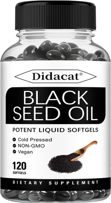 Didacat 블랙시드오일 캡슐, 3개, 120회분