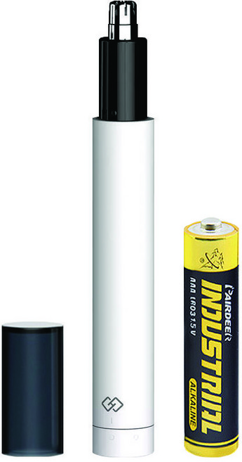 샤오미 방수 코털 제거기 콧털 정리기 HN3 (전지포함), 1개, 화이트